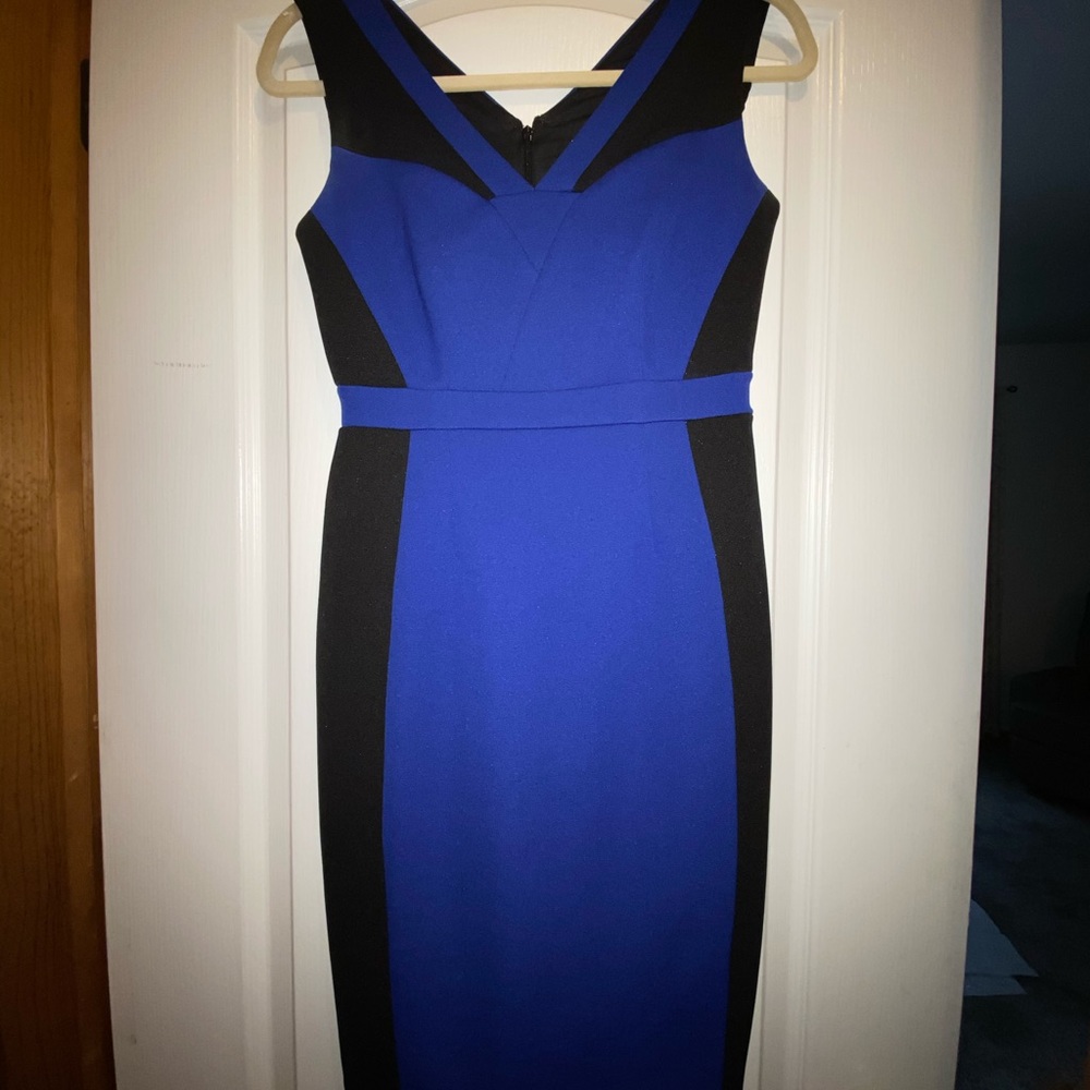 Adrianna Papell colorblock dress 2 petite